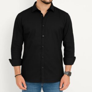 Premium Soft Cotton BLACK Shirt
