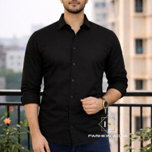 Premium Soft Cotton BLACK Shirt